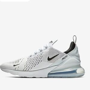 Nike Air Max 270 White and Black Sneakers
